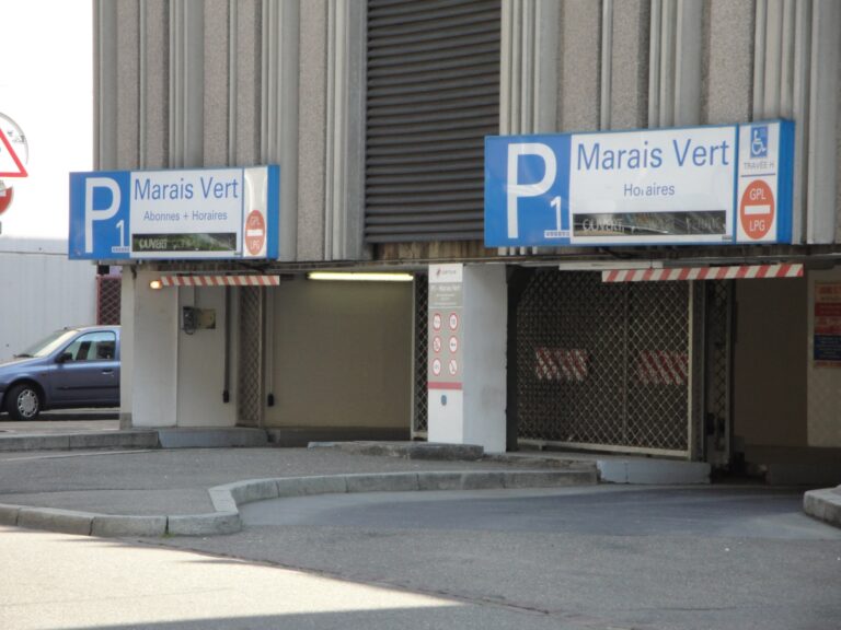 Où se garer à Strasbourg ? Parking P1 marais vert